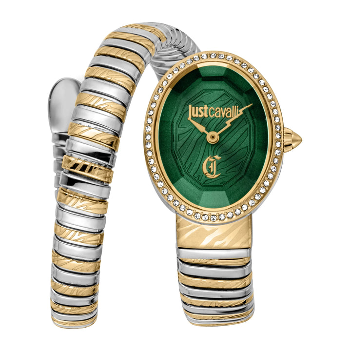 Just Cavalli Signature Snake - JC1L353M0065 Bottle green Dial Watch