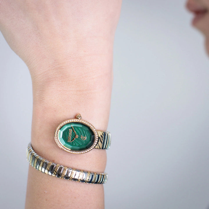 Just Cavalli Signature Snake - JC1L353M0065 Bottle green Dial Watch