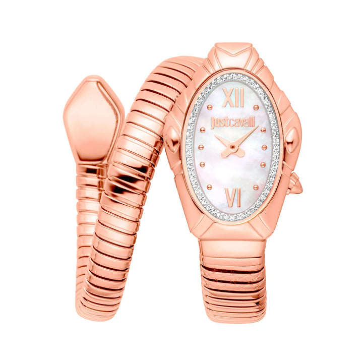 Just Cavalli Signature Snake - JC1L357M0045 Antique white Dial Watch