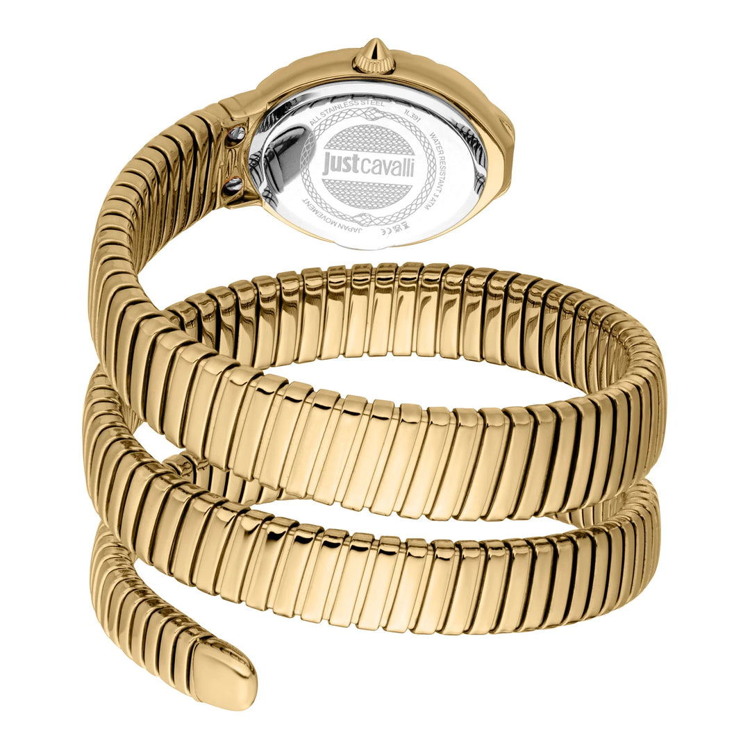 Just Cavalli Signature Snake - JC1L391M0025 Champagne Dial Watch