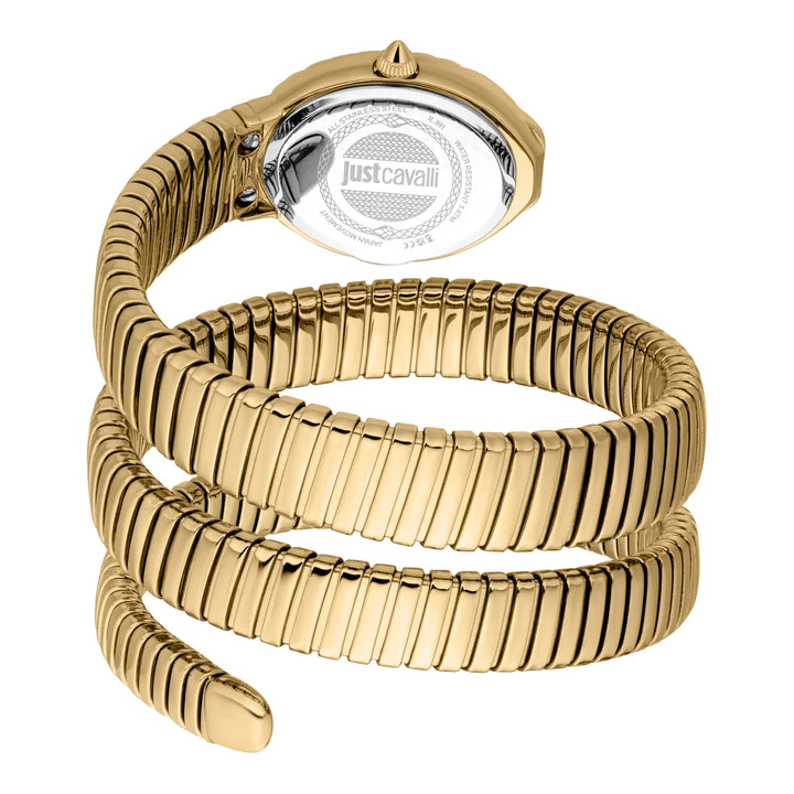 Just Cavalli Signature Snake - JC1L391M0025 Champagne Dial Watch