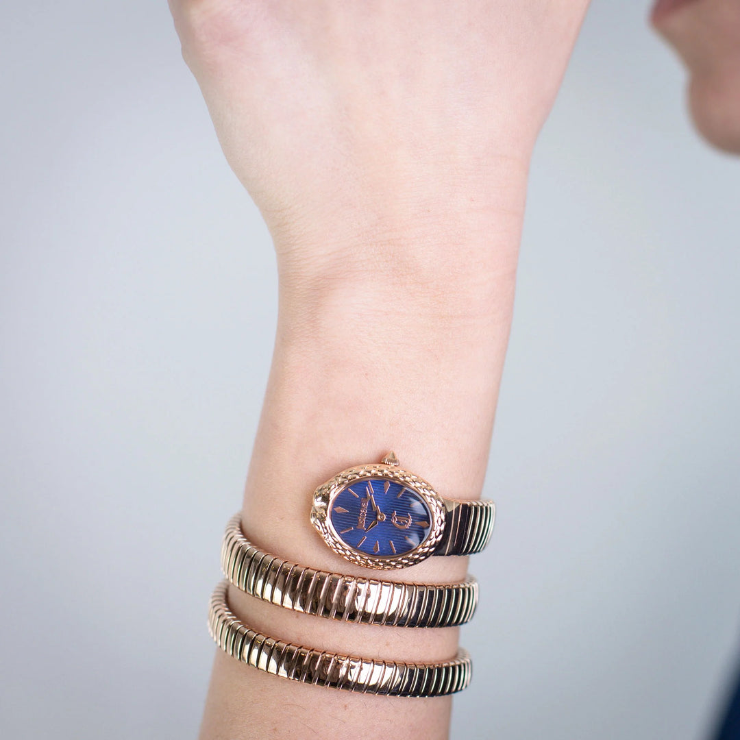 Just Cavalli Signature Snake - JC1L391M0035 Night blue Dial Watch