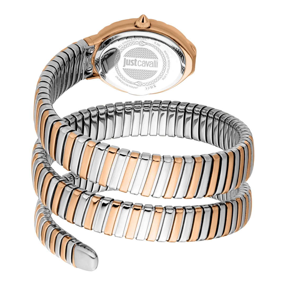 Just Cavalli Signature Snake - JC1L391M0055 Rose Gold Dial Watch