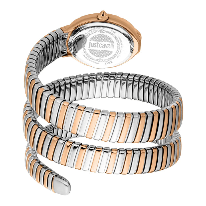 Just Cavalli Signature Snake - JC1L391M0055 Rose Gold Dial Watch