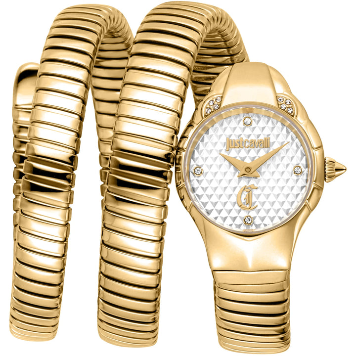 Just Cavalli Signature Snake - JC1L393M0025 Silver grey Dial Watch