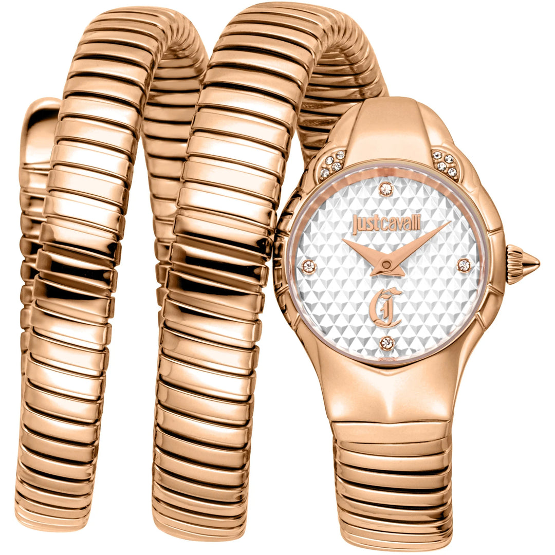 Just Cavalli Signature Snake - JC1L393M0035 Silver grey Dial Watch