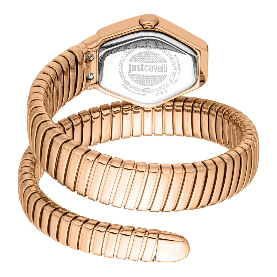 Just Cavalli Signature Snake - JC1L394M0045 Rose Gold Dial Watch