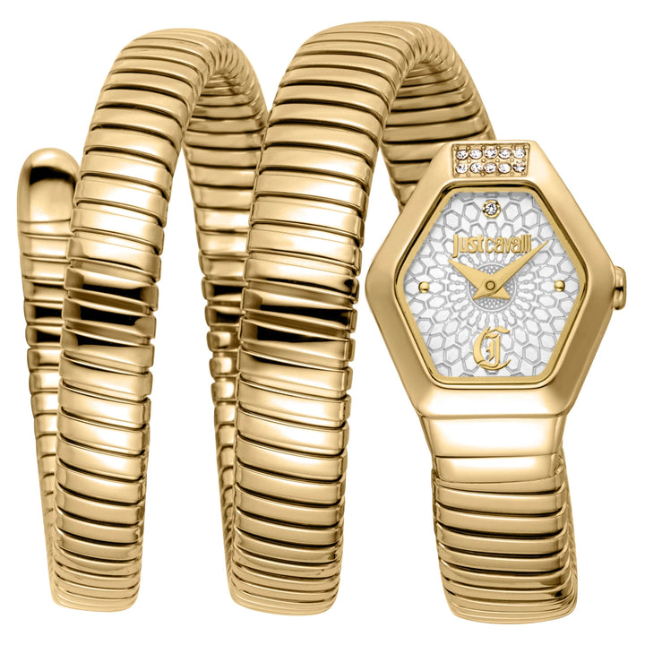 Just Cavalli Signature Snake - JC1L395M0025 Silver grey Dial Watch