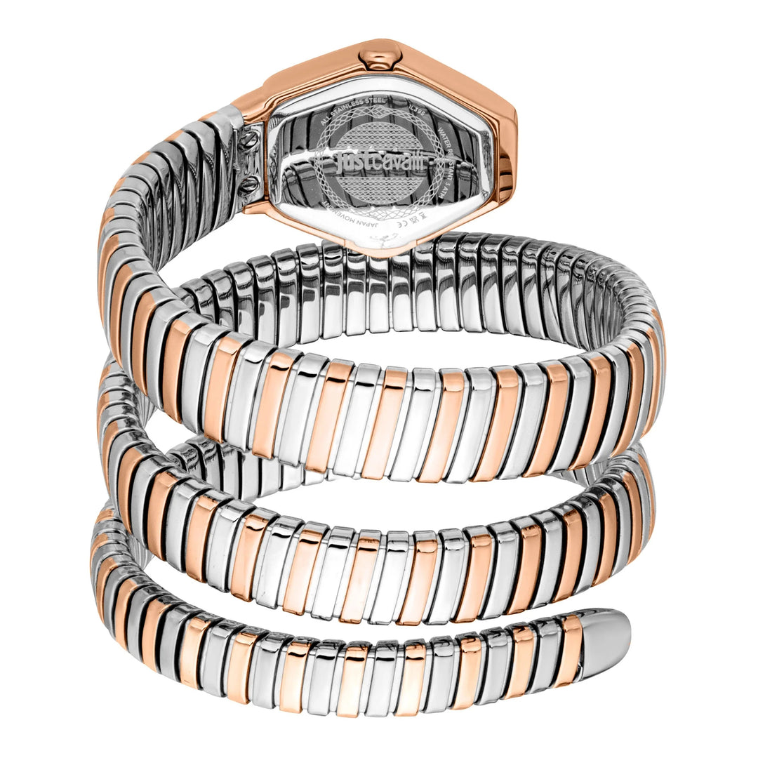 Just Cavalli Signature Snake - JC1L395M0065 Rose Gold Dial Watch