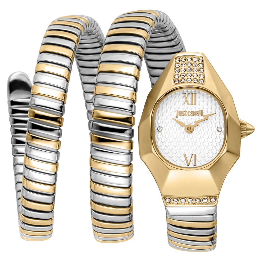 Just Cavalli Signature Snake - JC1L397M0065 Silver grey Dial Watch