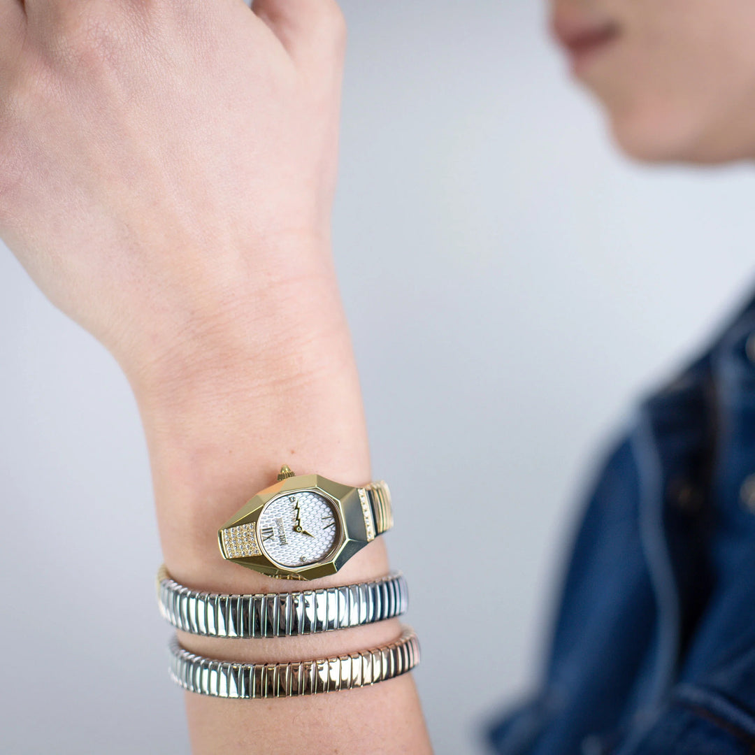 Just Cavalli Signature Snake - JC1L397M0095 Silver grey Dial Watch