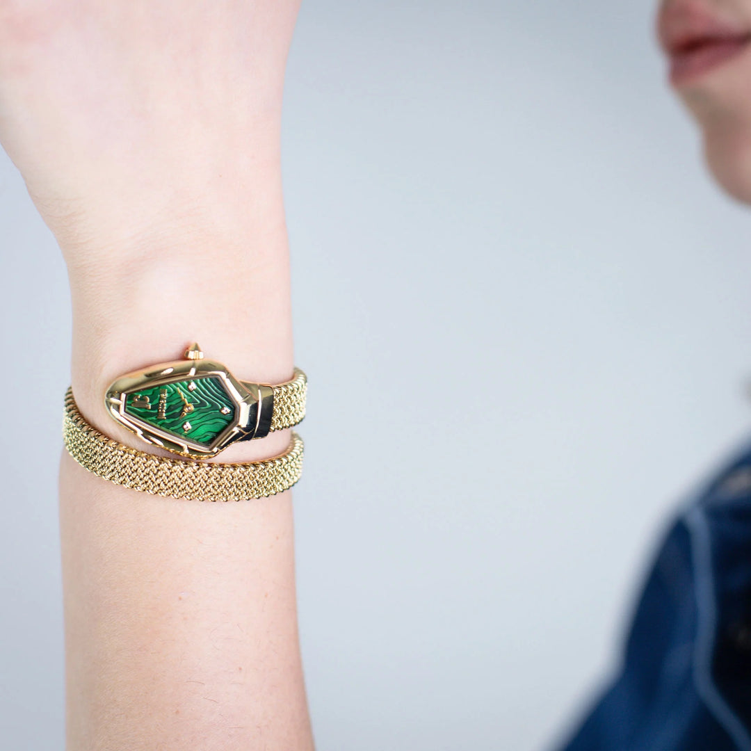 Just Cavalli Signature Snake - JC1L426M0035 Bottle green Dial Watch