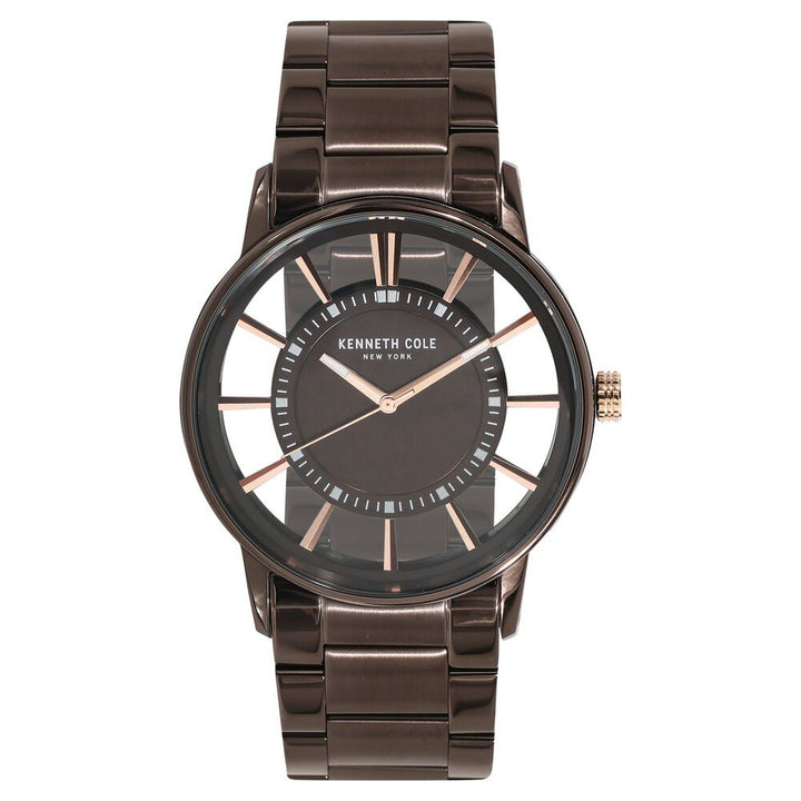 Kenneth Cole Quartz Analog Black Dial Watch for Men-NCKC10010706MN