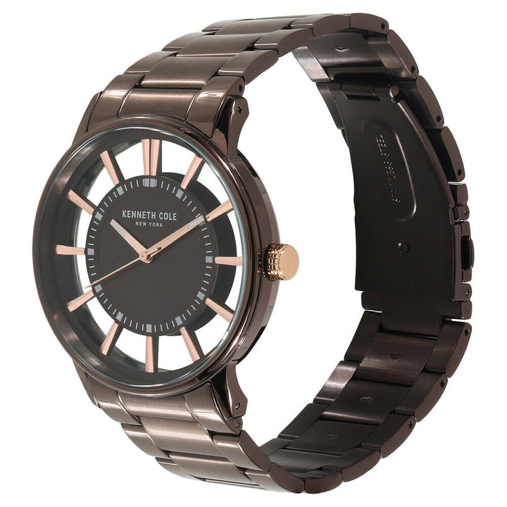 Kenneth Cole Quartz Analog Black Dial Watch for Men-NCKC10010706MN