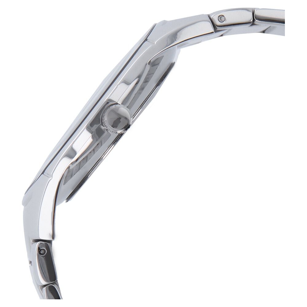 Kenneth Cole Quartz Analog Black Dial Stainless Steel Strap Watch for Men-NCKC10011573MN