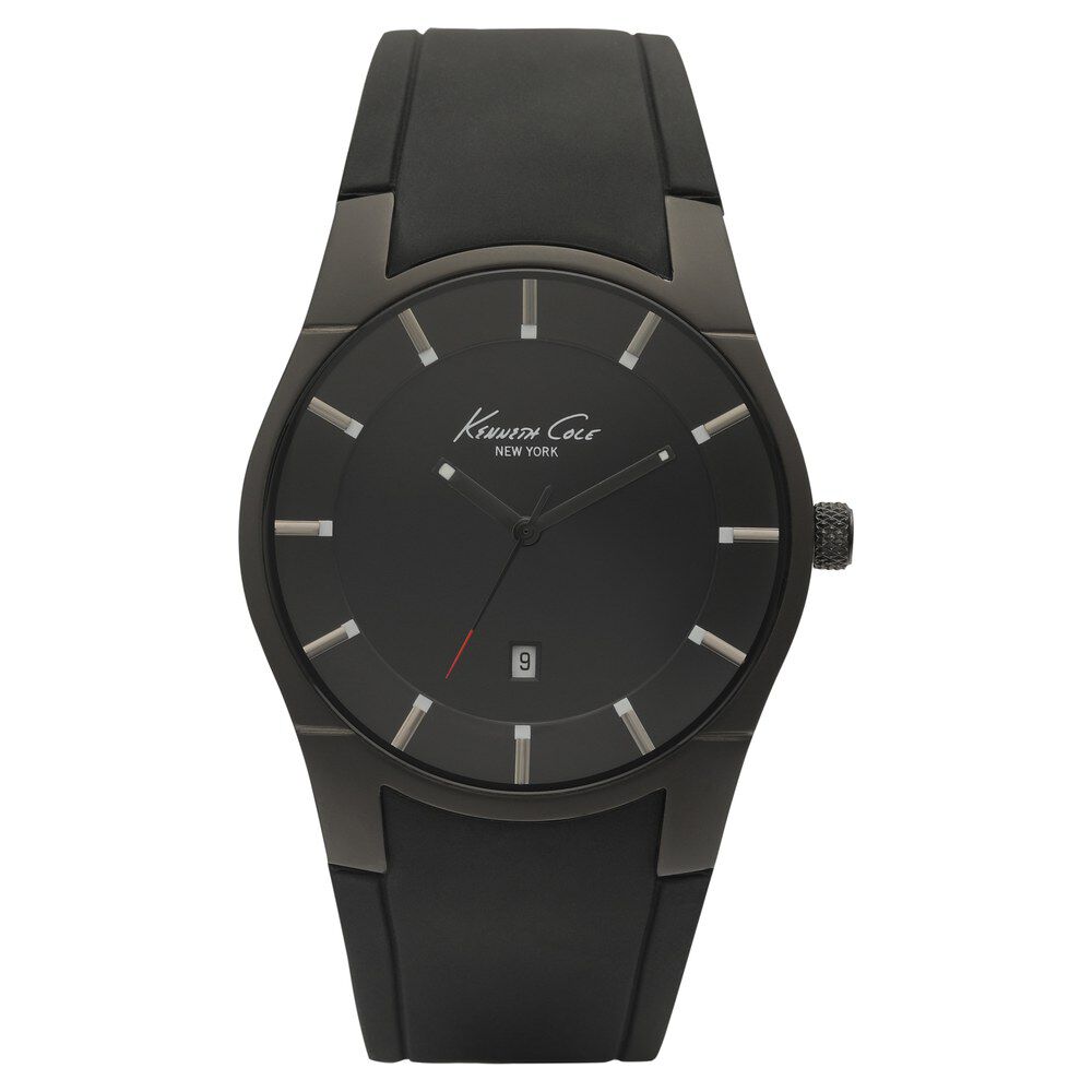 Kenneth Cole Black Dial Quartz Analog Watch for Men-NCKC10011589MN