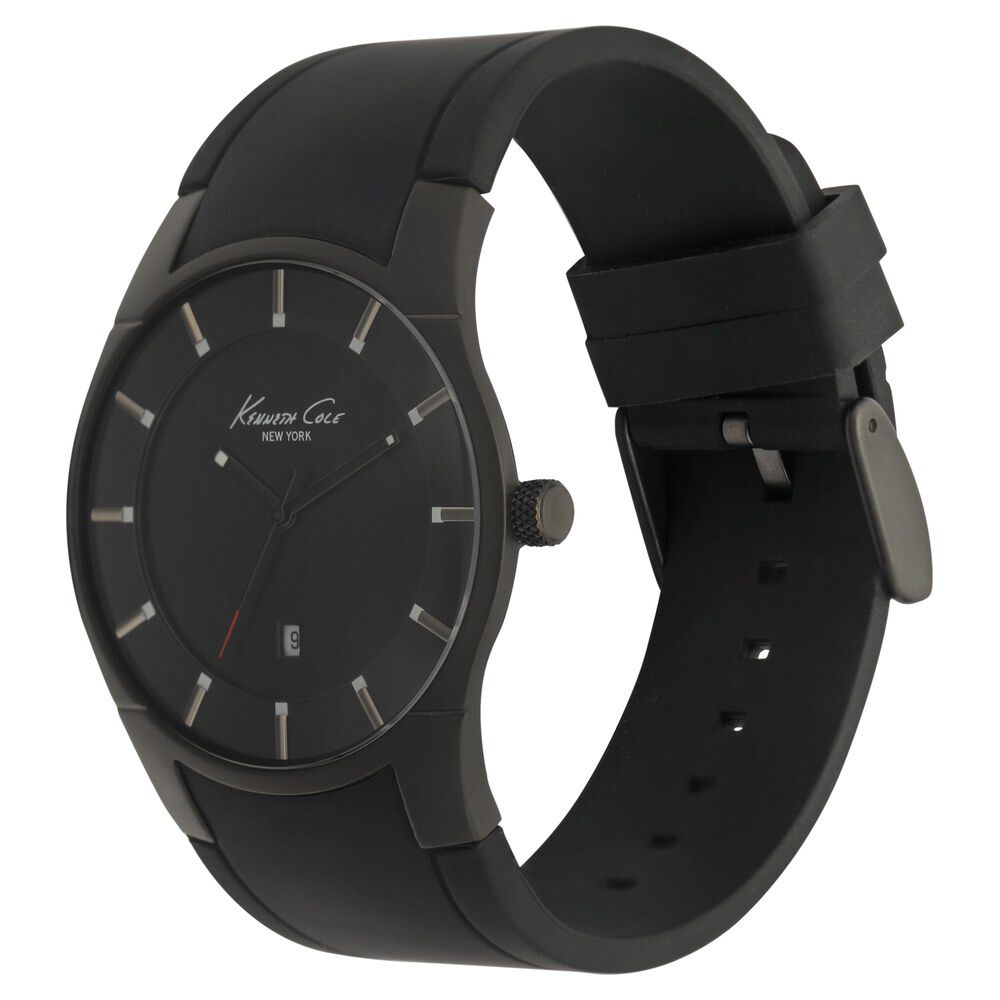 Kenneth Cole Black Dial Quartz Analog Watch for Men-NCKC10011589MN