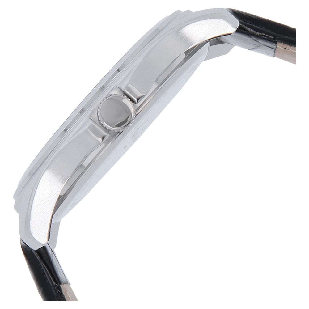 Kenneth Cole Quartz Multifunction Silver Dial Leather Strap Watch for Men-KC10022310MNJ