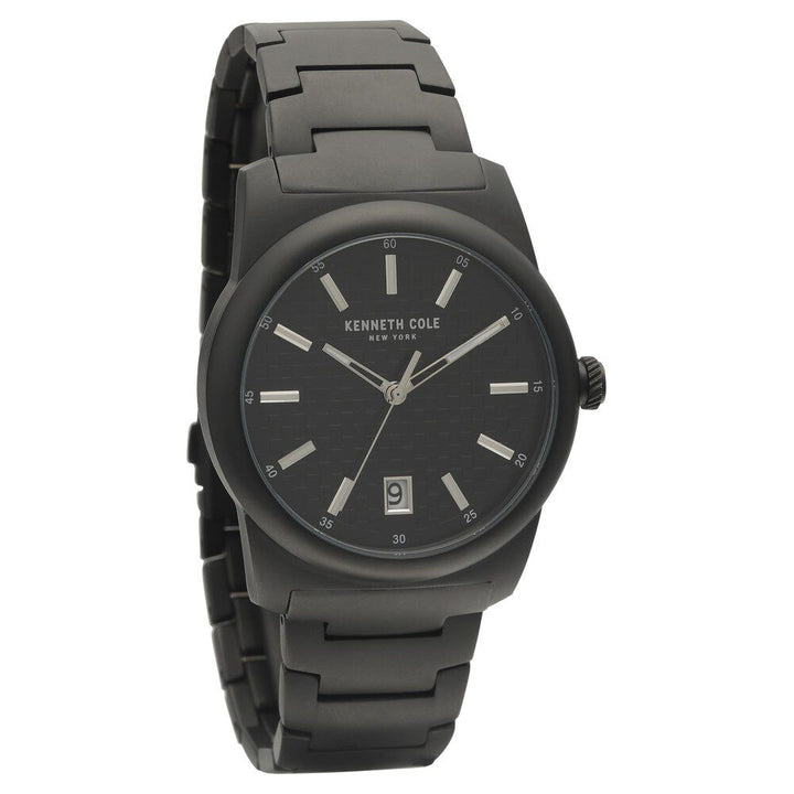 Kenneth Cole Black Dial Quartz Analog Watch for Men-KC10025895MN