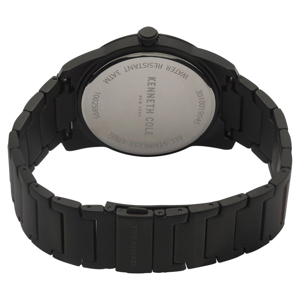 Kenneth Cole Black Dial Quartz Analog Watch for Men-KC10025895MN