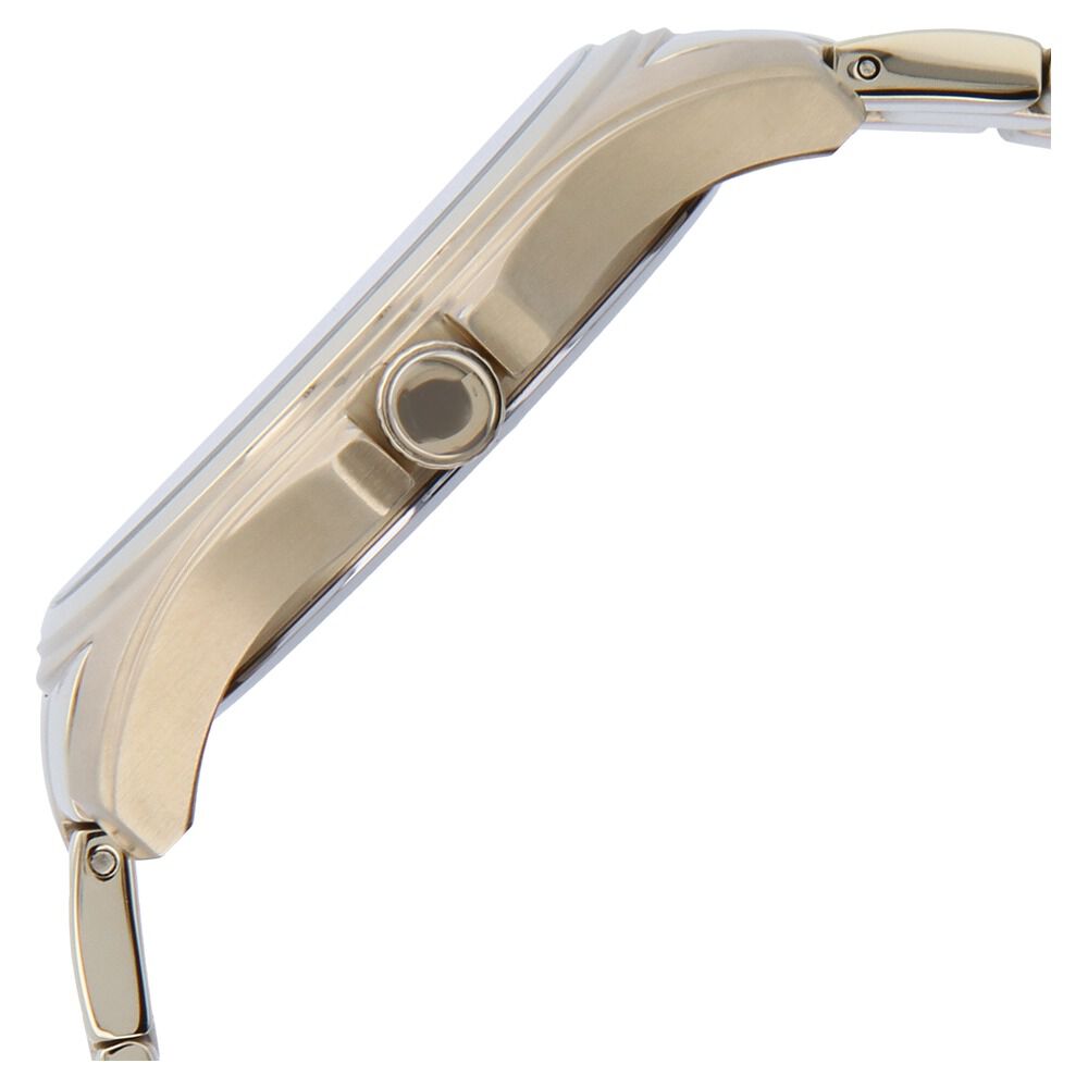 Kenneth Cole Quartz Analog Black Dial Metal Strap Watch for Men-KC10027421MNJ