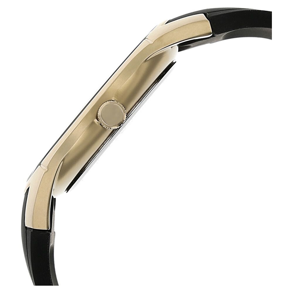 Kenneth Cole Quartz Analog Golden Dial Leather Strap Watch for Men-KC10027722MNJ