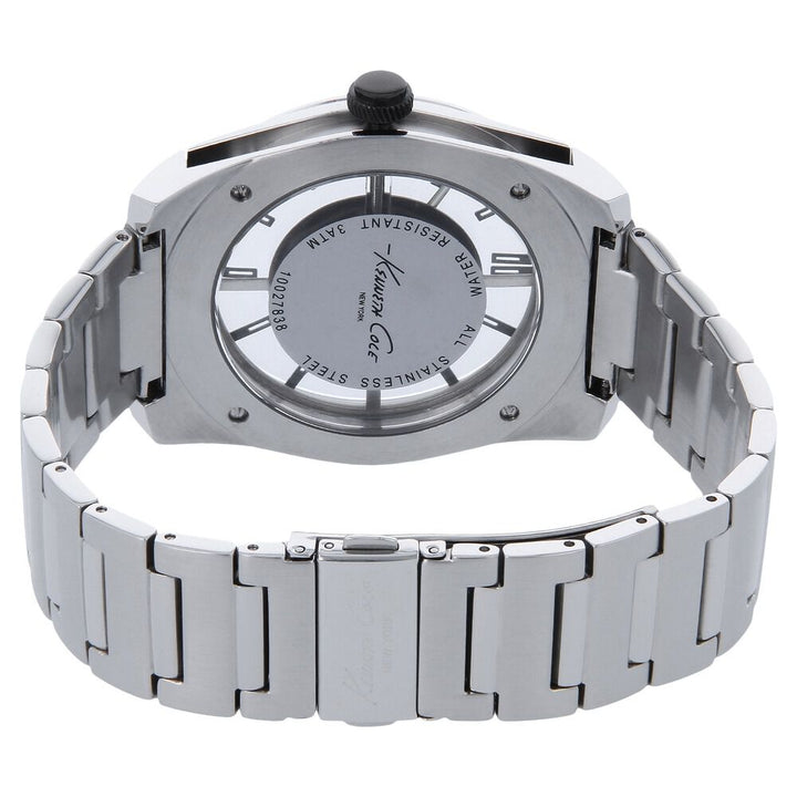 Kenneth Cole Quartz Analog Grey Dial Stainless Steel Strap Watch For Men