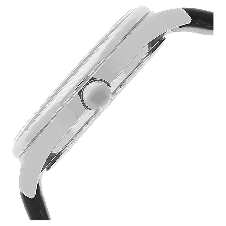 Kenneth Cole Quartz Analog Grey Dial Leather Strap Watch for Men-NCKC10029304MN