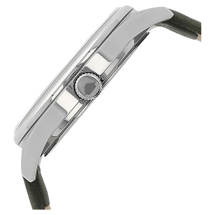 Kenneth Cole Quartz Analog Grey Dial Leather Strap Watch for Men-KC10029308MNJ