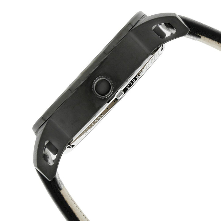 Kenneth Cole Automatic Transparent Dial Leather Strap Watch for Men-KC10031272MNJ