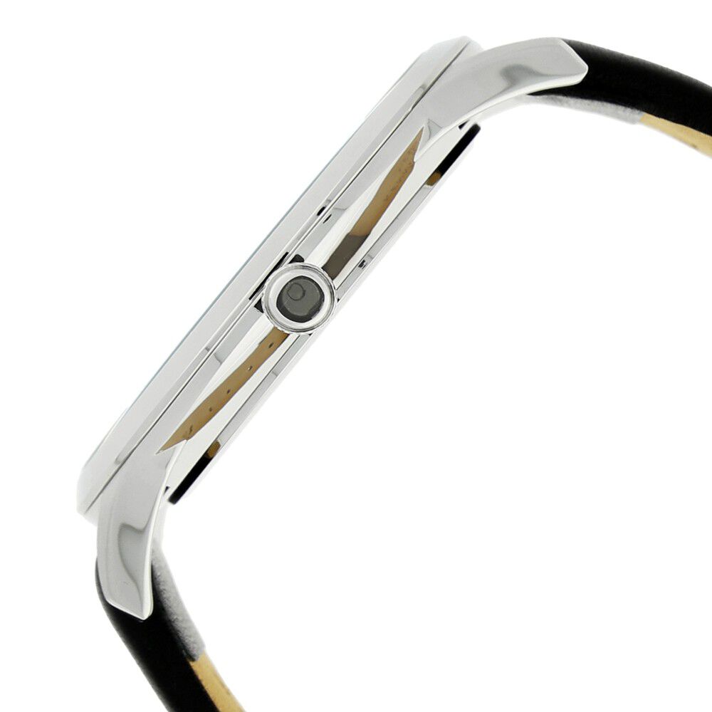 Kenneth Cole Quartz Analog Grey Dial Leather Strap Watch for Men-KC10031277MNJ