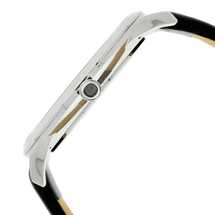 Kenneth Cole Quartz Analog Grey Dial Leather Strap Watch for Men-KC10031277MNJ