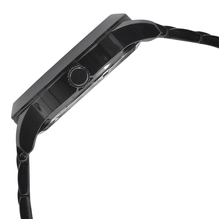 Kenneth Cole Quartz Multifunction Black Dial Metal Strap Watch for Men-NCKC15102002MN