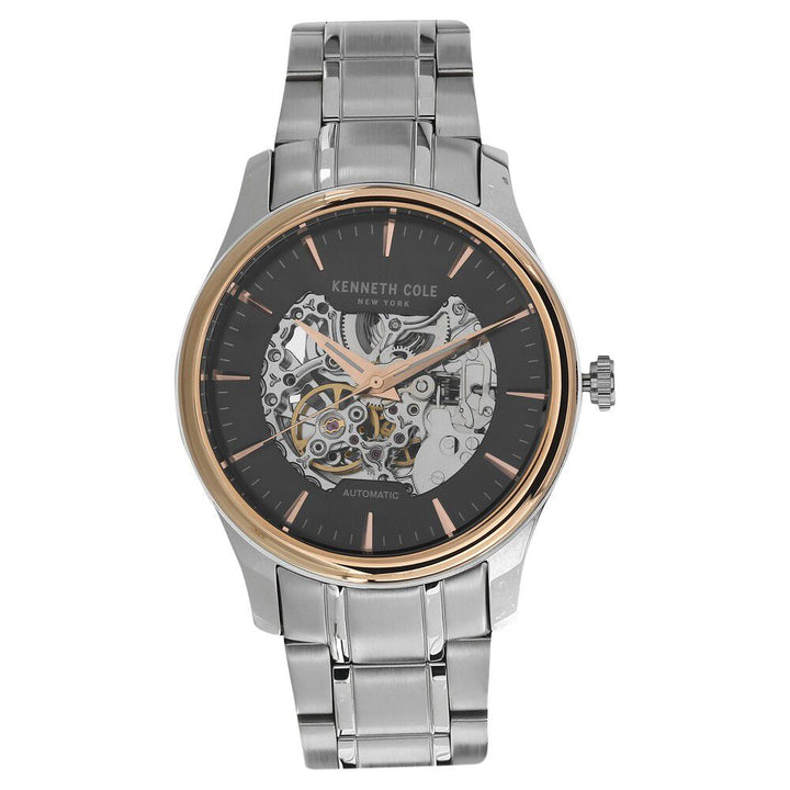 Kenneth Cole Automatic Black Dial Watch for Men-NCKC15110001MN