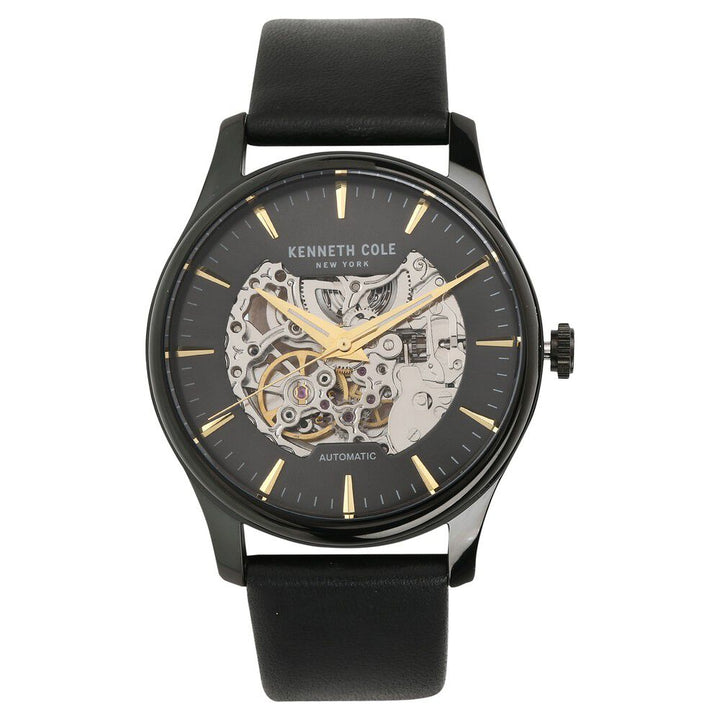 Kenneth Cole Automatic Black Dial Watch for Men-NCKC15110002MN