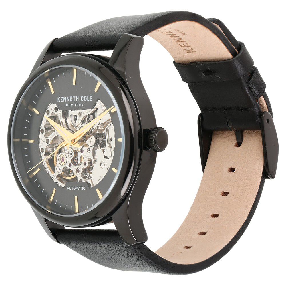Kenneth Cole Automatic Black Dial Watch for Men-NCKC15110002MN