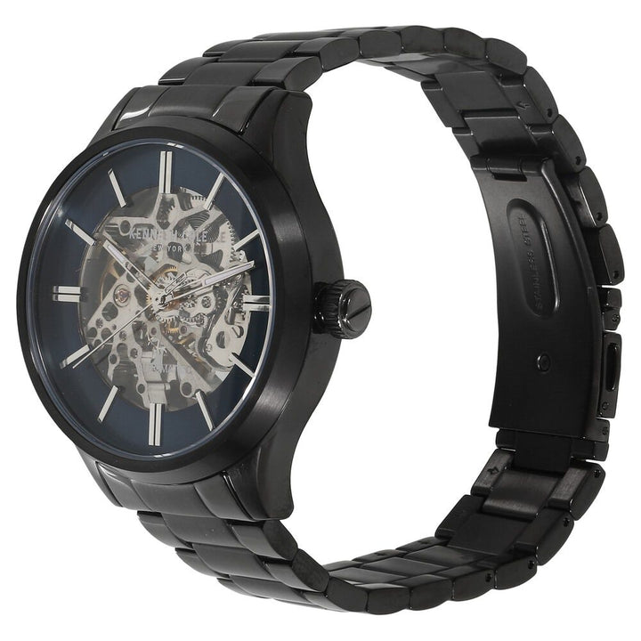 Kenneth Cole Automatic Blue Dial Metal Strap Watch for Men-NCKC15171001MN