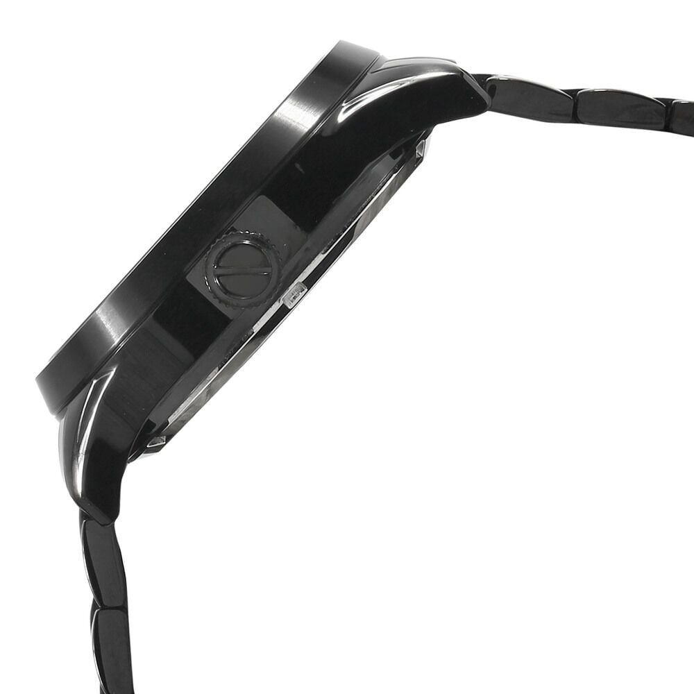 Kenneth Cole Automatic Black Dial Metal Strap Watch for Men-KC15171003MN