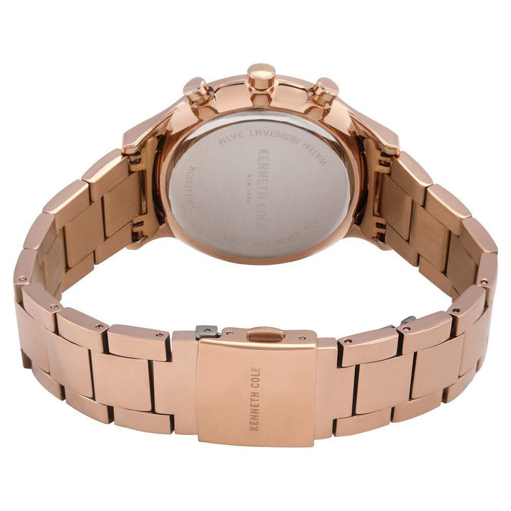 Kenneth Cole Quartz Multifunction Blue Dial Stainless Steel Strap Watch for Men-NCKC15177001MN