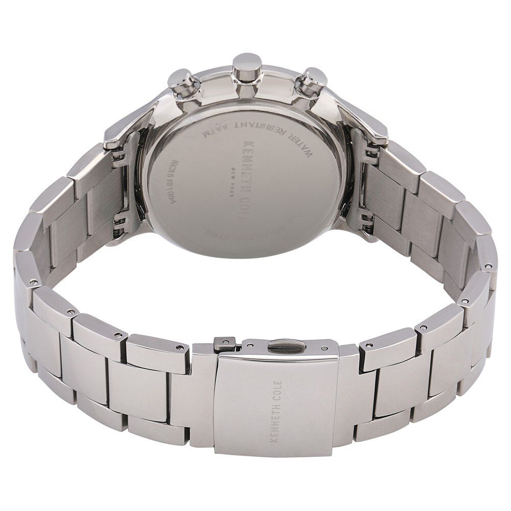 Kenneth Cole Quartz Multifunction Blue Dial Stainless Steel Strap Watch for Men-NCKC15181004MN