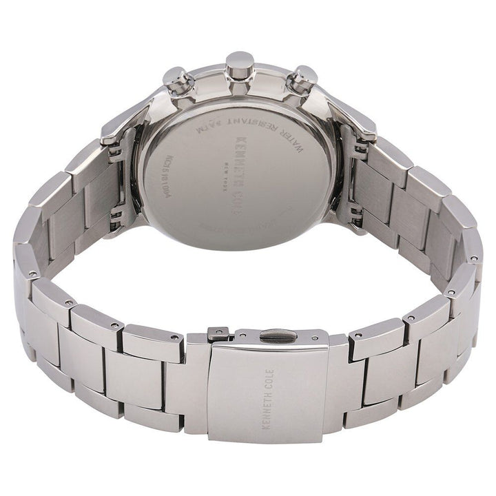 Kenneth Cole Quartz Multifunction Blue Dial Stainless Steel Strap Watch for Men-NCKC15181004MN