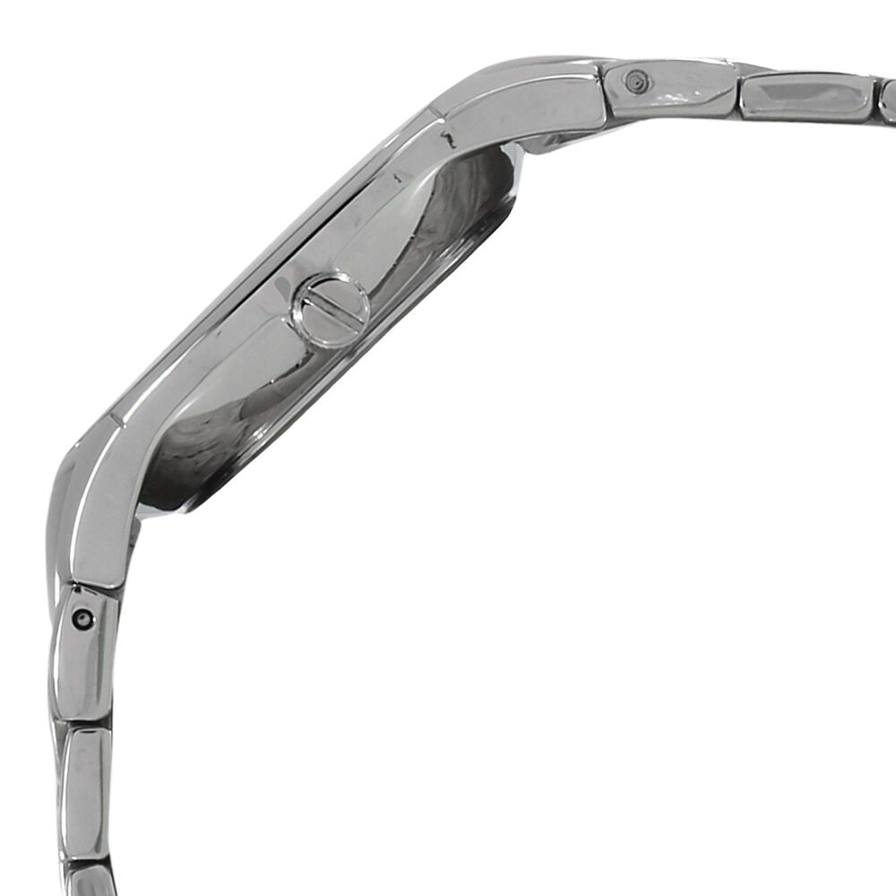 Kenneth Cole Quartz Analog Silver Dial Metal Strap Watch for Men-NCKC15201001MN