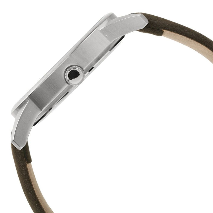 Kenneth Cole Quartz Analog with Date Black Dial Leather Strap Watch for Men-KC15204002MN