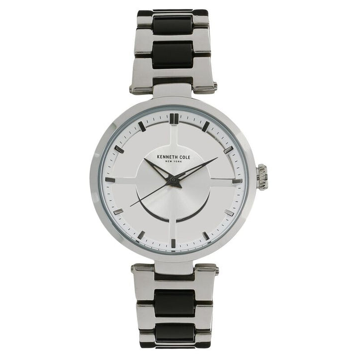 Kenneth Cole Quartz Analog White Dial Metal Strap Watch For Women