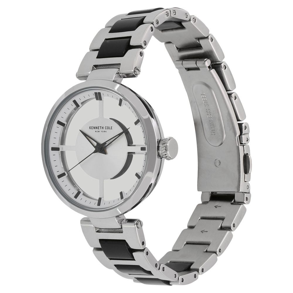 Kenneth Cole Quartz Analog White Dial Metal Strap Watch For Women