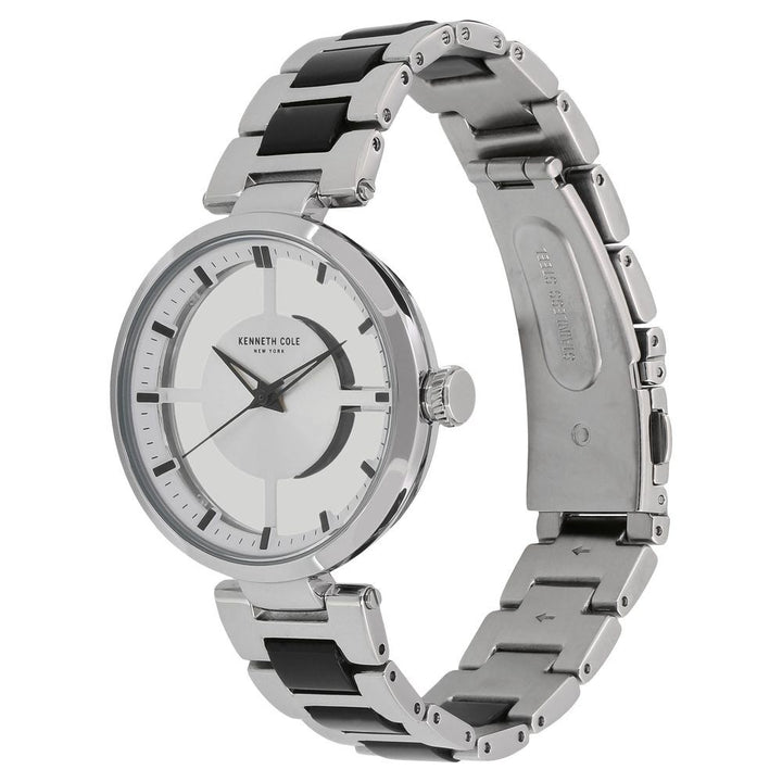 Kenneth Cole Quartz Analog White Dial Metal Strap Watch For Women