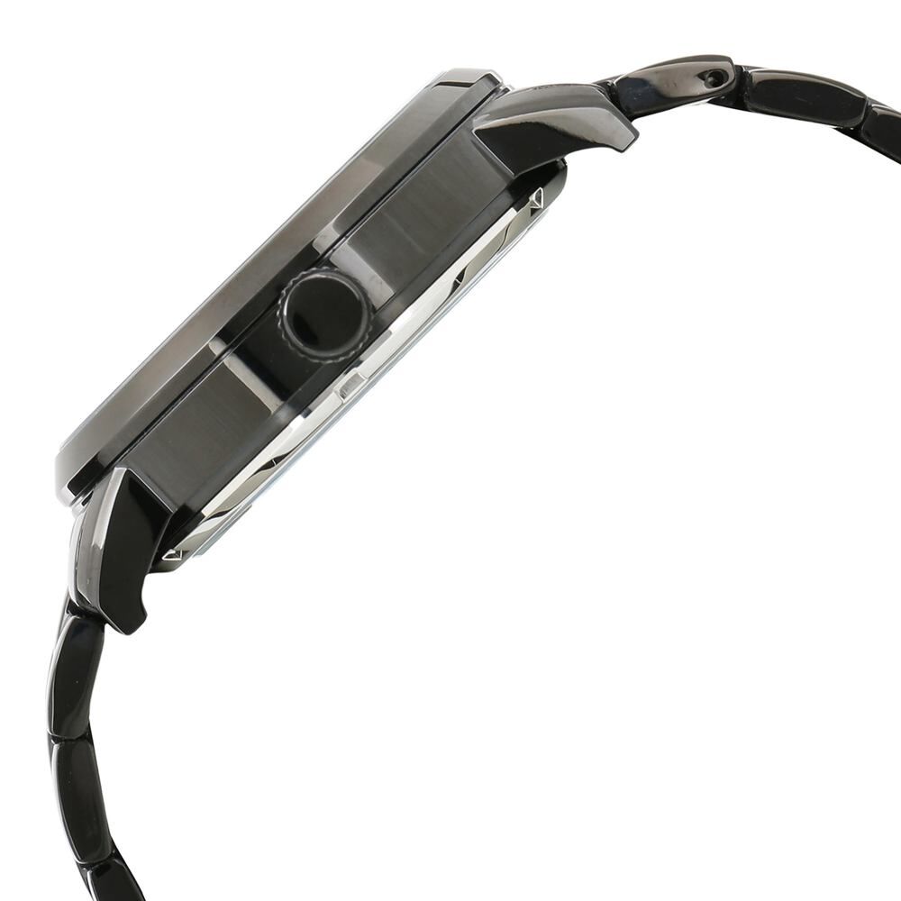 Kenneth Cole Automatic Black Dial Stainless Steel Strap Watch for Men-NDKC50118003MN