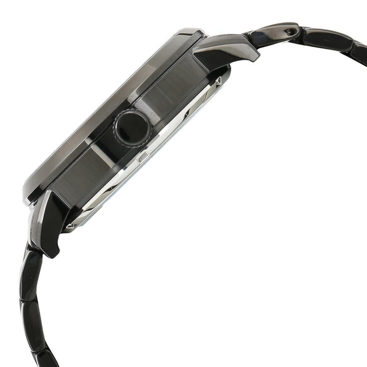 Kenneth Cole Automatic Black Dial Stainless Steel Strap Watch for Men-NDKC50118003MN