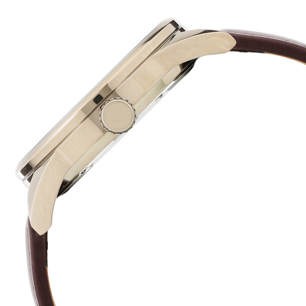 Kenneth Cole Quartz Multifunction Grey Dial Leather Strap Watch for Men NDKC50119001MN