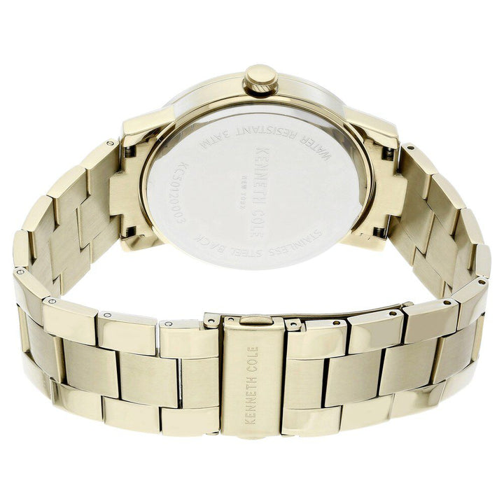 Kenneth Cole Quartz Analog Grey Dial Stainless Steel Strap Watch for Men-NCKC50120003MN